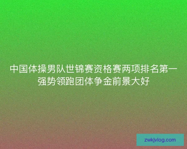 中国体操男队世锦赛资格赛两项排名第一强势领跑团体争金前景大好 中国体操男队世锦赛资格赛两项排名第一强势领跑团体争金前景大好